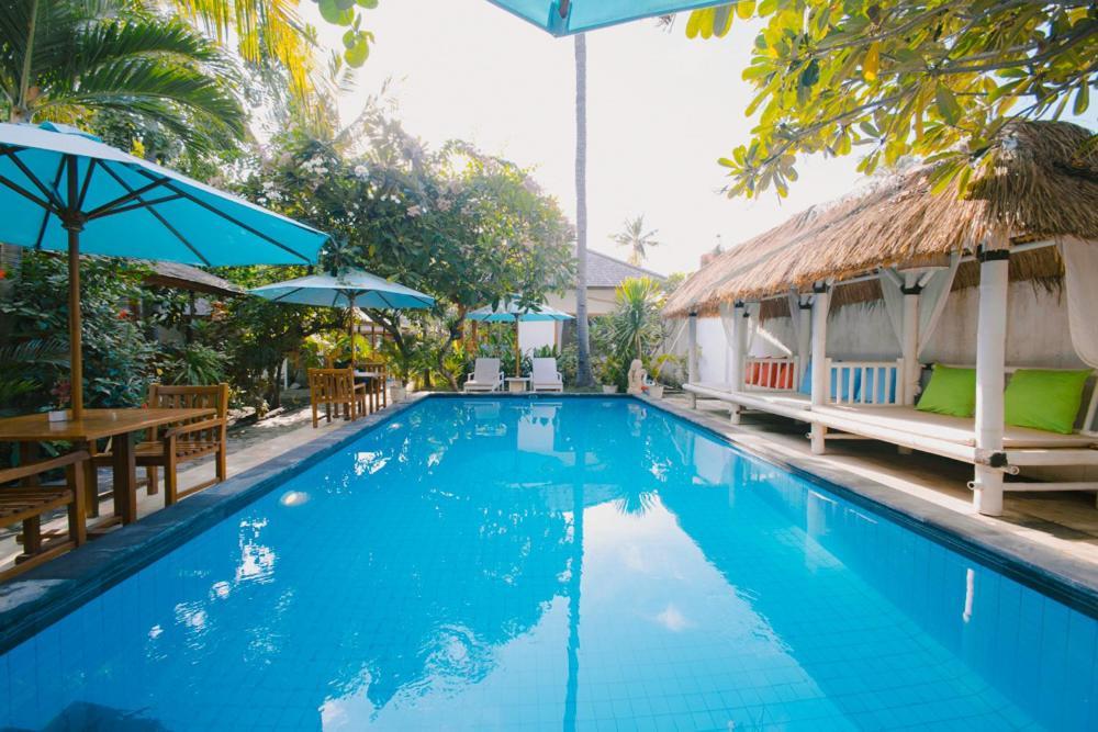 Unzipp Bungalows Gili Air Extérieur photo