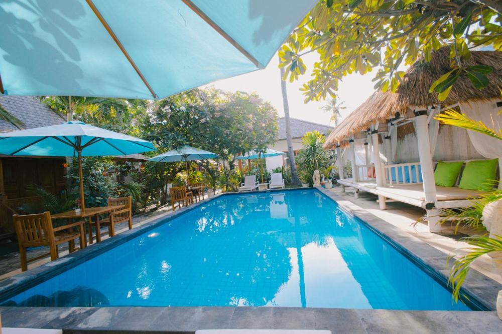 Unzipp Bungalows Gili Air Extérieur photo