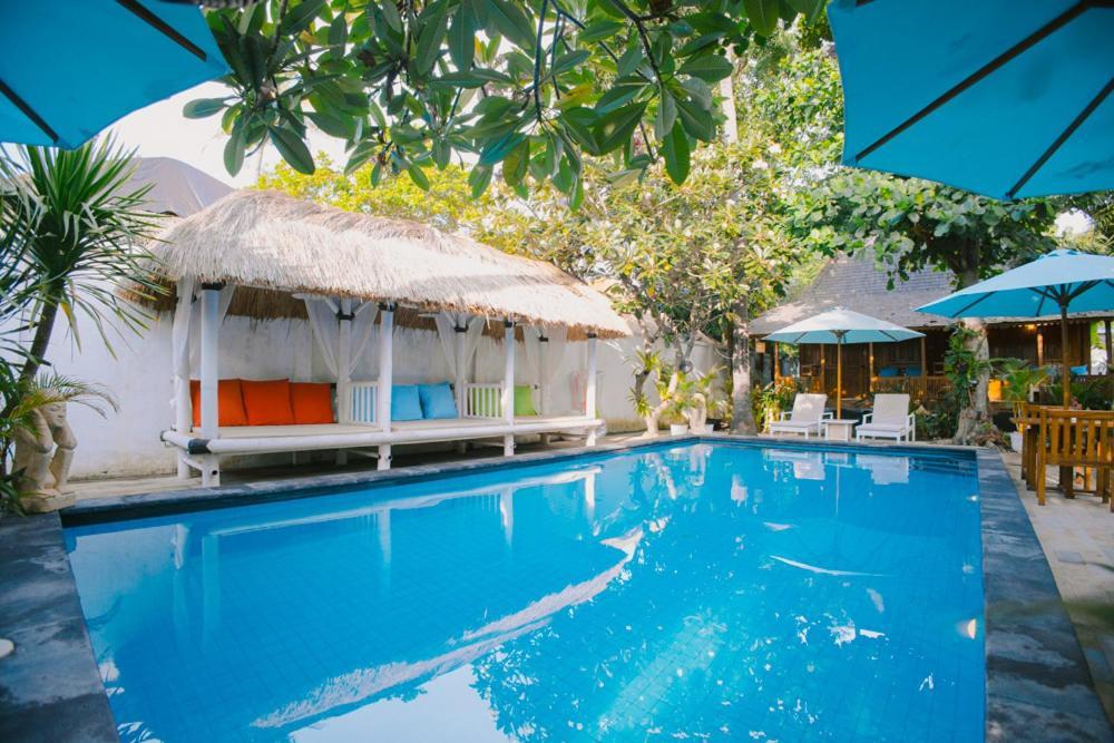Unzipp Bungalows Gili Air Extérieur photo