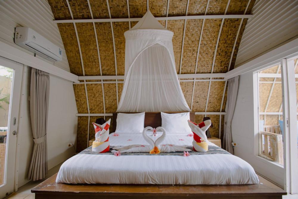 Unzipp Bungalows Gili Air Extérieur photo